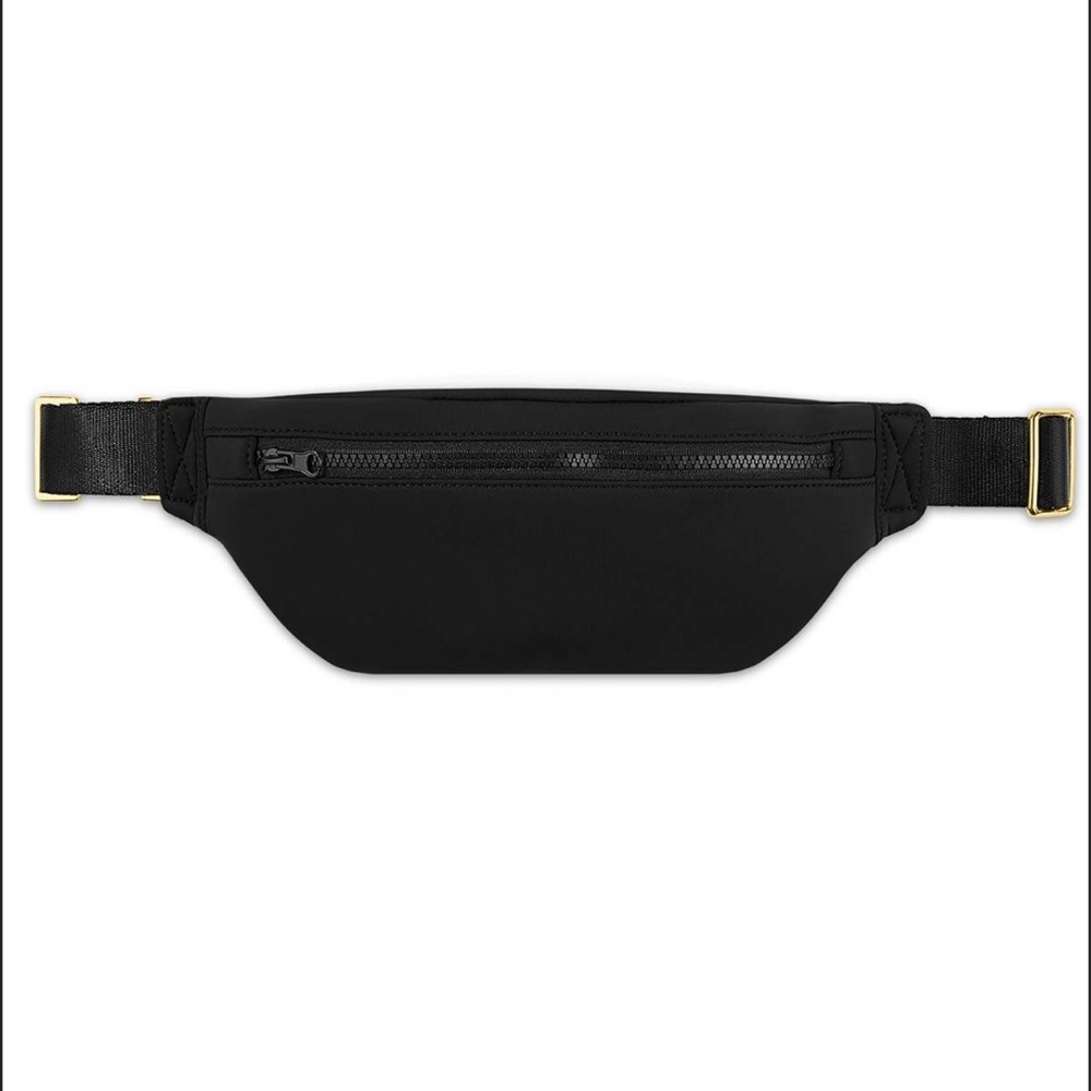 Cynthia Rowley Black Belt Bag Modern Design Durable Fabric